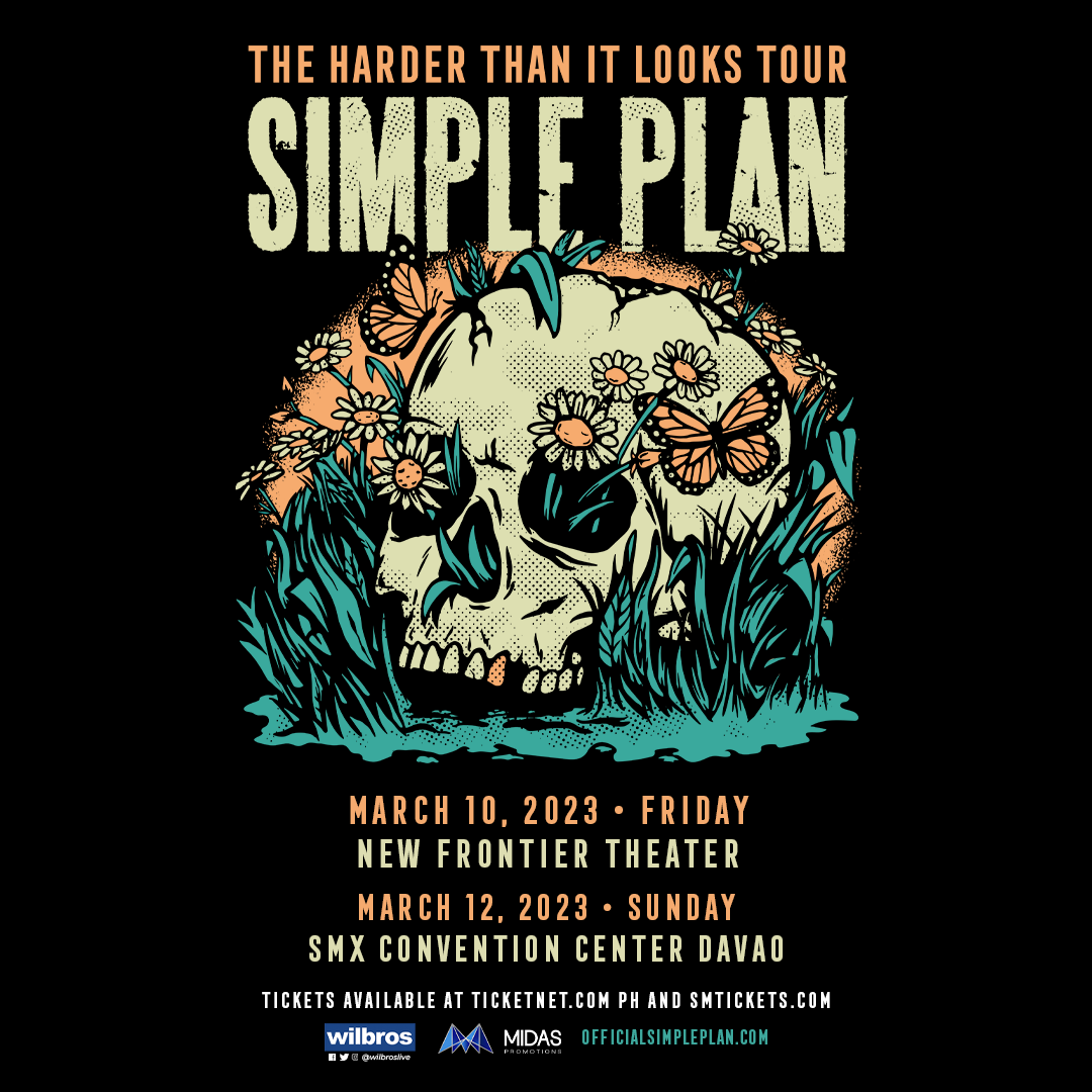 SIMPLE PLAN ‘THE HARDER THAN IT LOOKS TOUR’ COMING TO MANILA AND DAVAO
