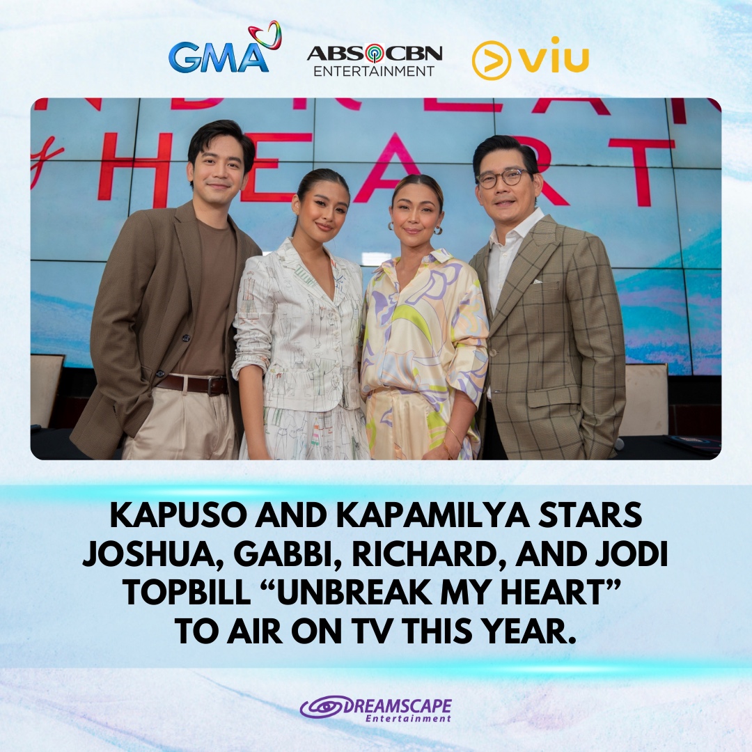 GMA and ABS-CBN break boundaries with an ensemble cast featuring Kapuso and Kapamilya stars for their TV collab, 'Unbreak My Heart.'