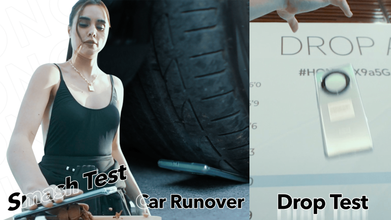 GMA artist and HONOR star Max Collins and other guests tried the toughness of the new HONOR X9a 5G in an experiential event held at Taal Vista Hotel, Tagaytay City