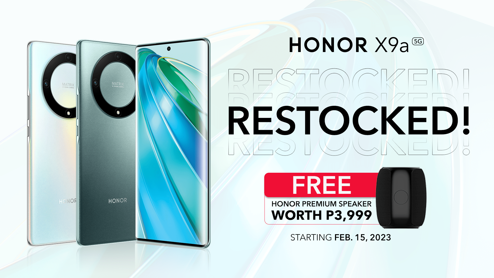 Main KV - HONOR X9a 5G gets retsocked for the second time