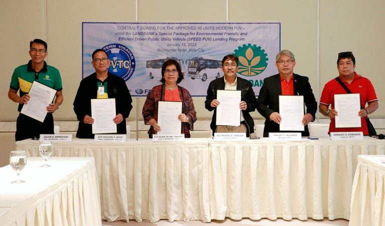 More LANDBANK-financed modern jeepneys to ply Iloilo City by February