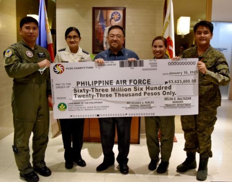 PCSO Releases ₱96.9M Worth of Funding Support to PAF, CHED and PSC