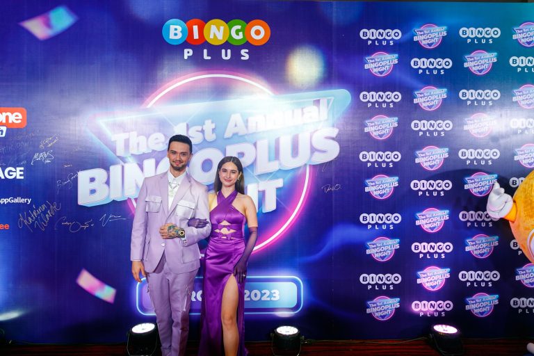 Billy Crawford and Colleen Garcia at the BingoPlus Night Red Carpet-min
