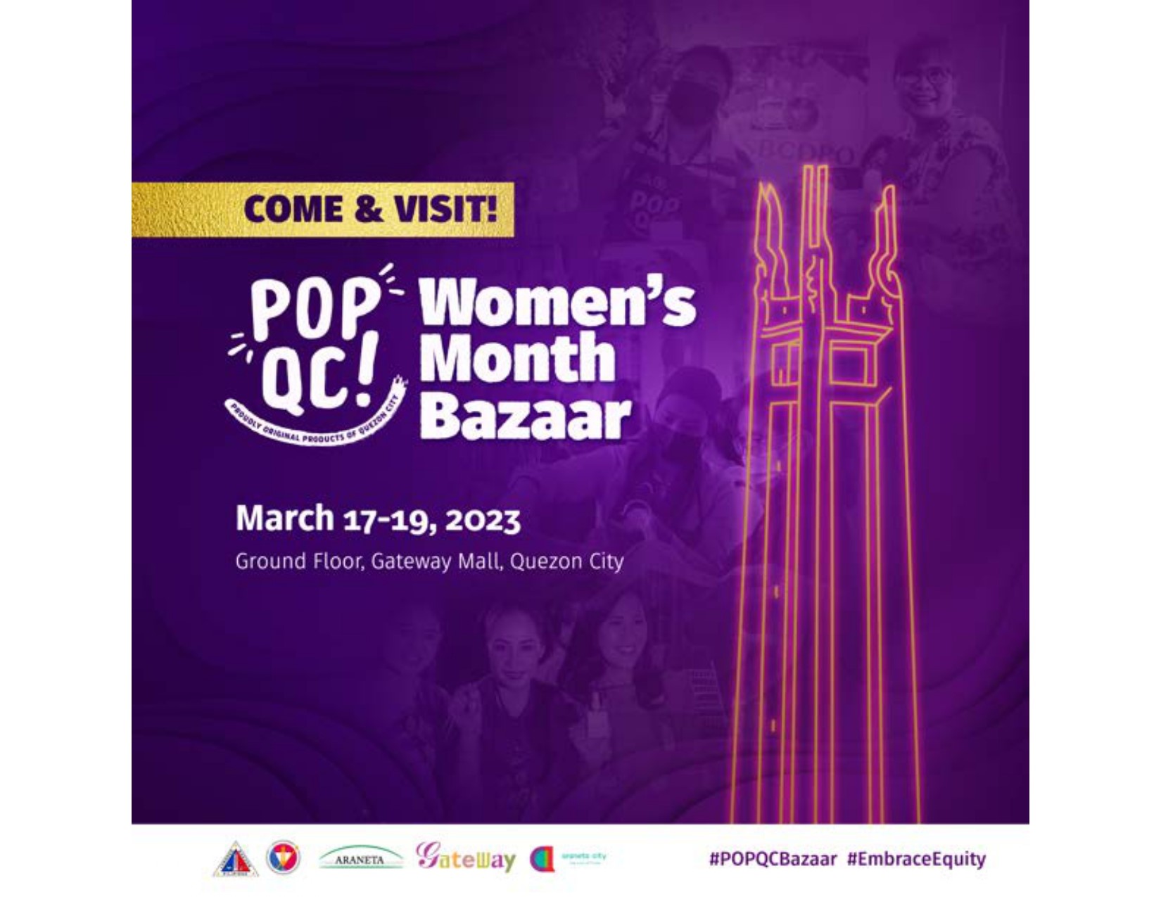 JAAF celebrates Women's Month with POP QC bazaar at Gateway Mall