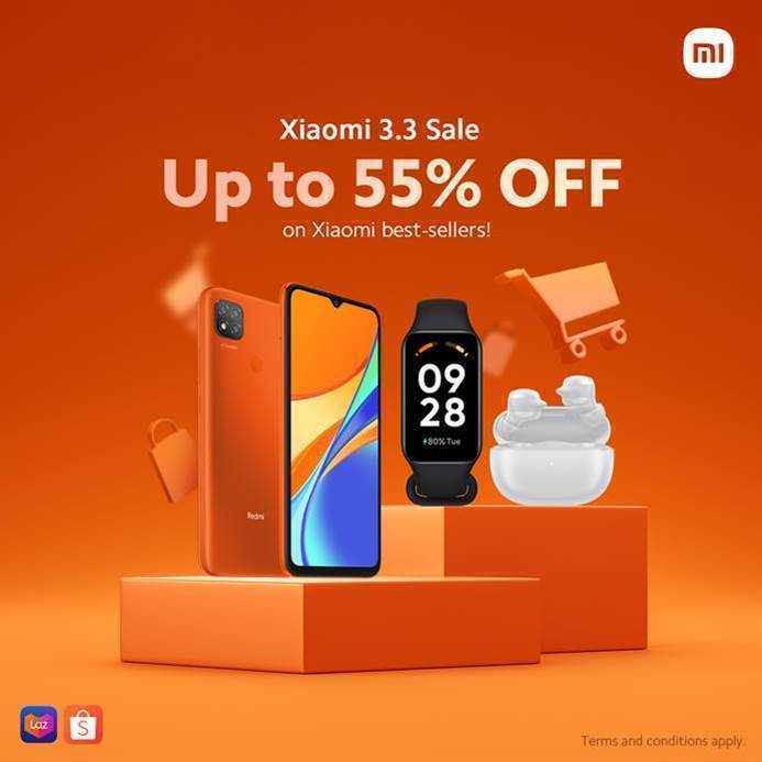 Xiaomi 3.3 Sale on Shopee and Lazada Up To 55% Off Smart