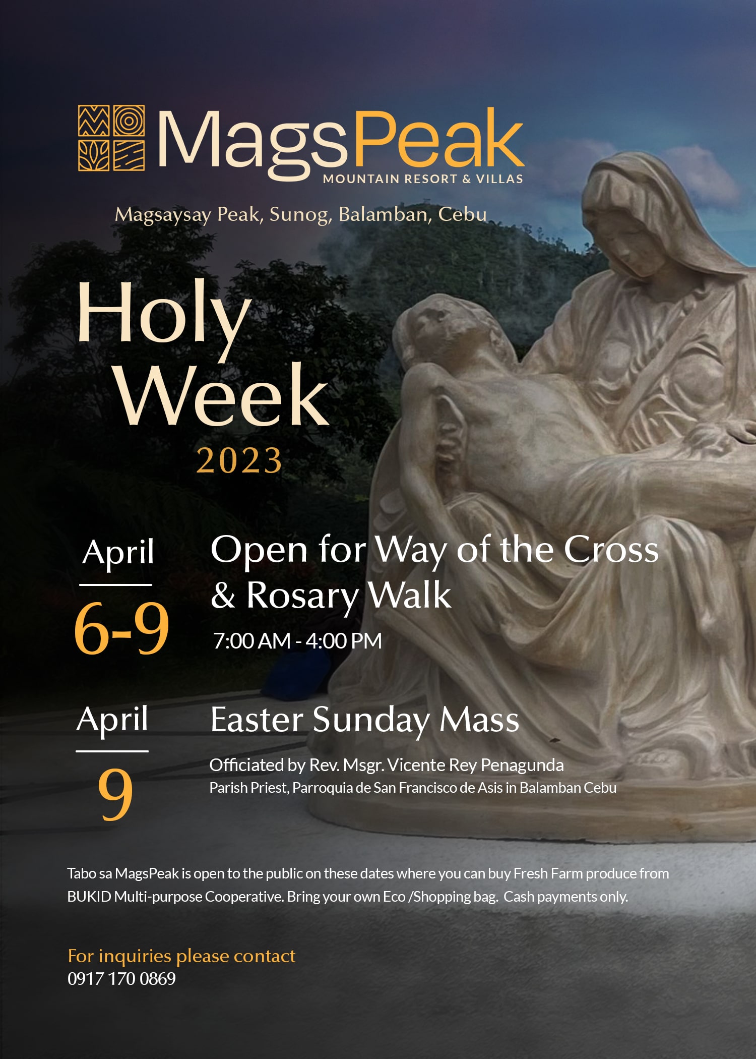 MagsPeak Mountain Resort & Villas by CLI opens new chapel, Way of the Cross & Rosary Walk ideal for Holy Week devotions