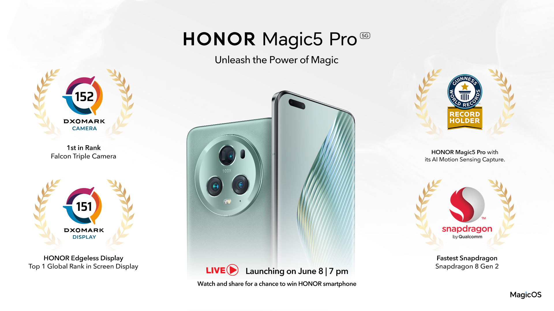 Main KV - Launch of HONOR Magic5 Pro on June 8