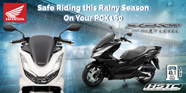 Safe Riding this Rainy Season On Your PCX160