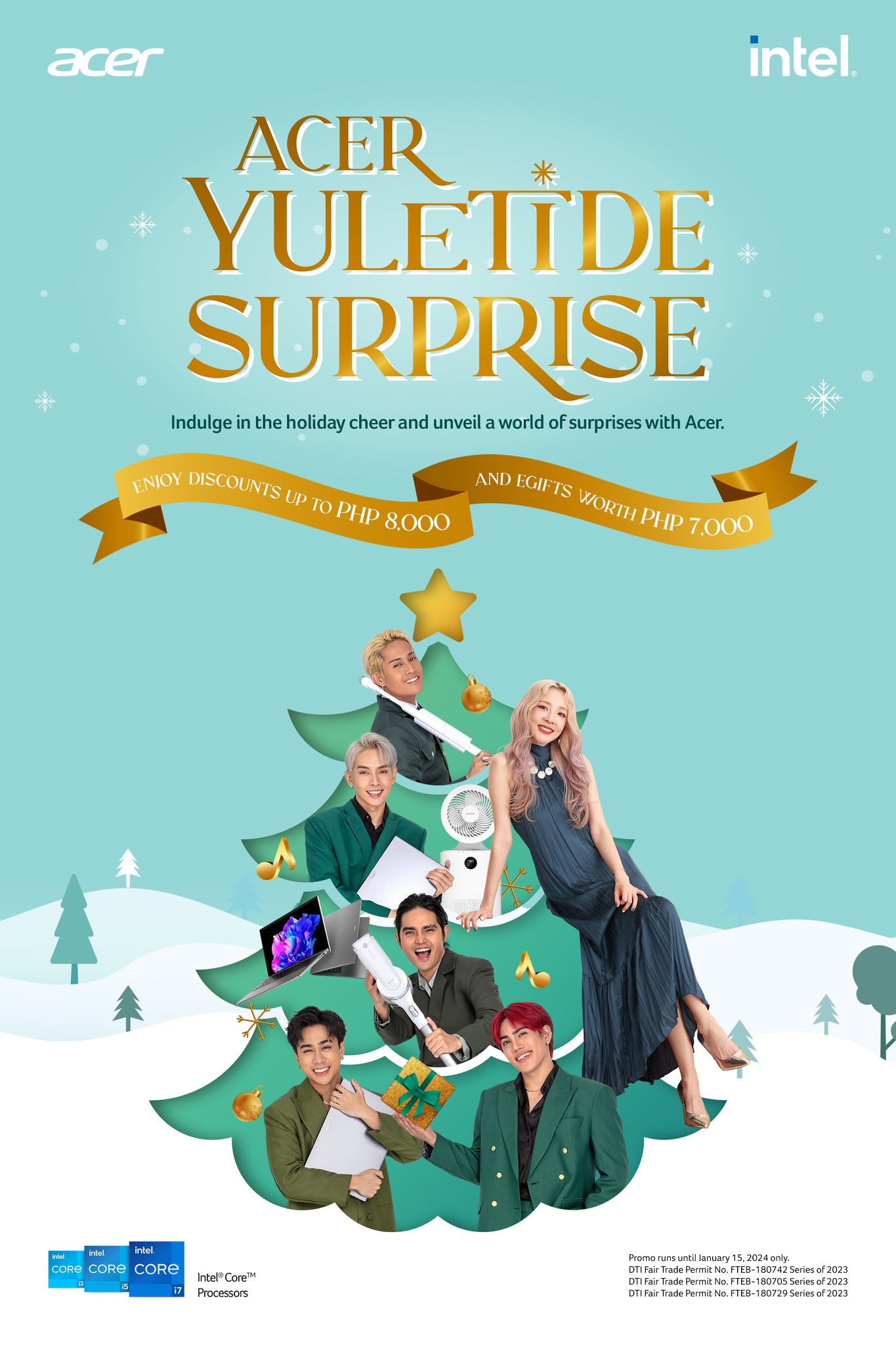 Celebrate the season with tons of discounts and gifts from Acer’s Yuletide Surprise Promo