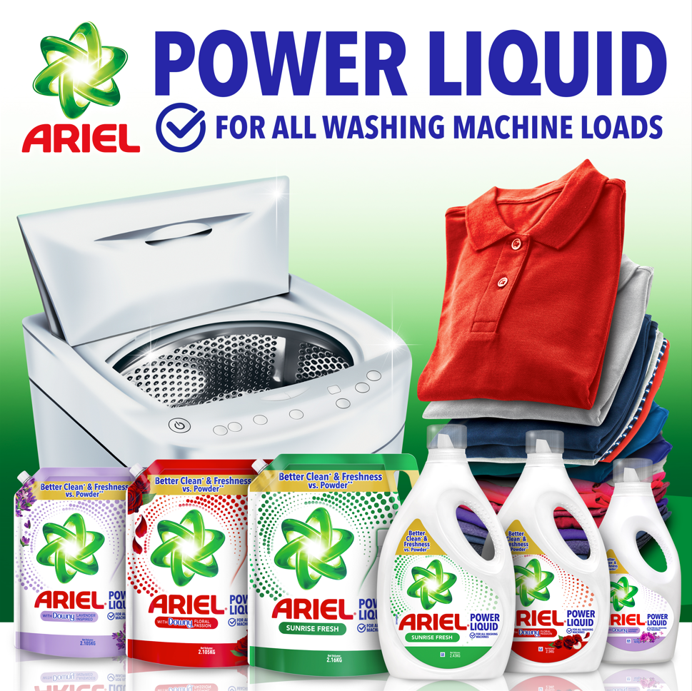 Elevate Your Laundry Experience: Ariel Power Liquids Unleashes a New Era of Cleanliness and Freshness
