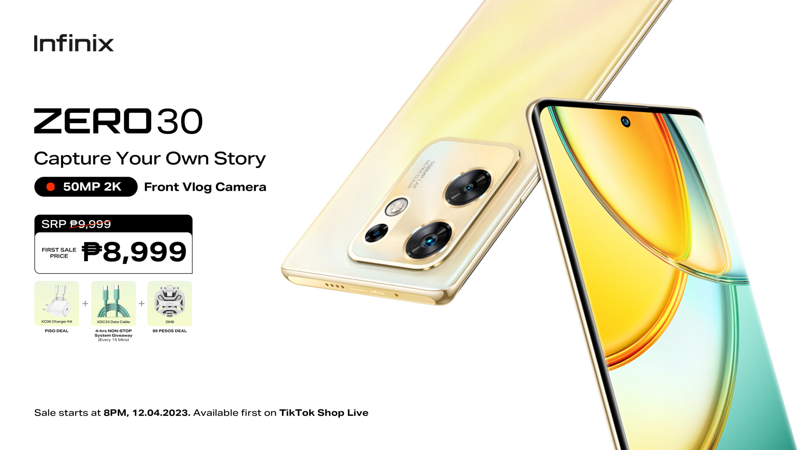 Infinix Launches ZERO 30, 50MP Front Vlog Camera Phone with 3D Curved AMOLED under 10K pesos
