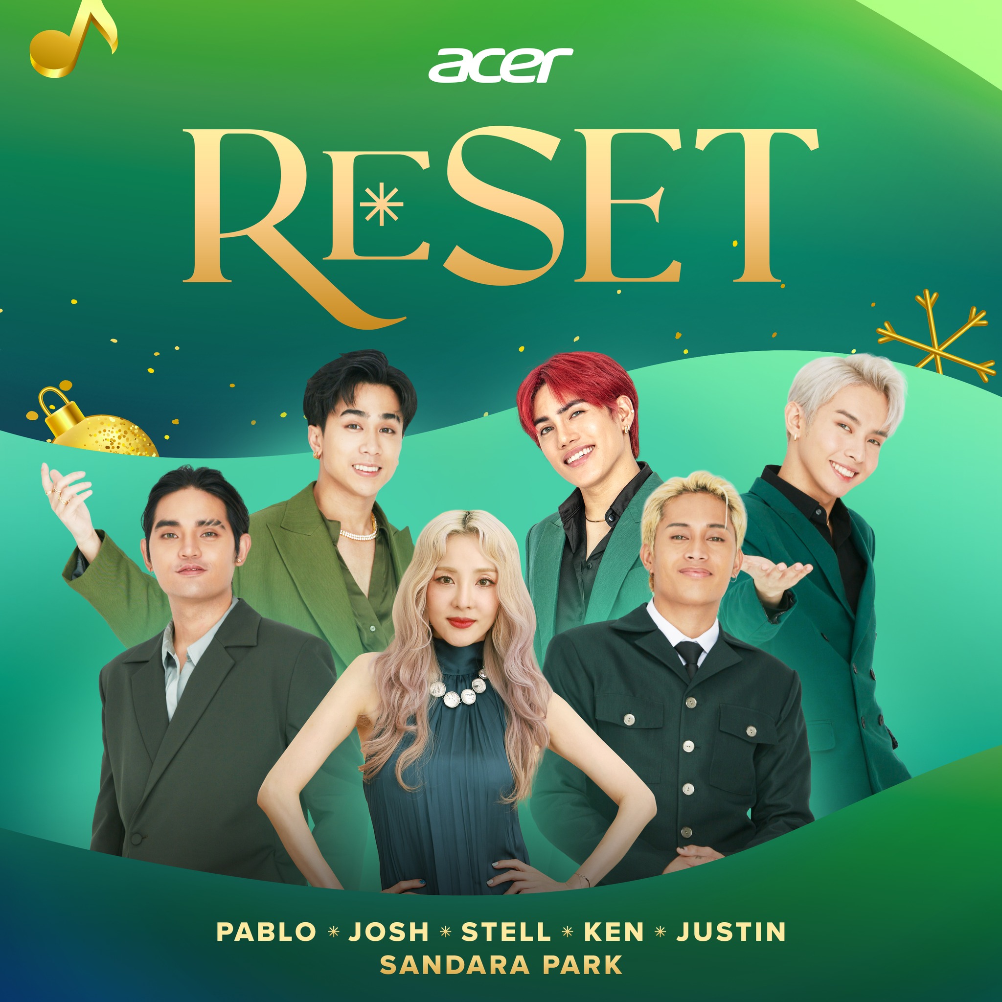 The Collab We’ve All Been Waiting For Is Here! Acer launches Yuletide song featuring Sandara Park and P-pop Kings Pablo, Stell, Ken, Josh, and Justin