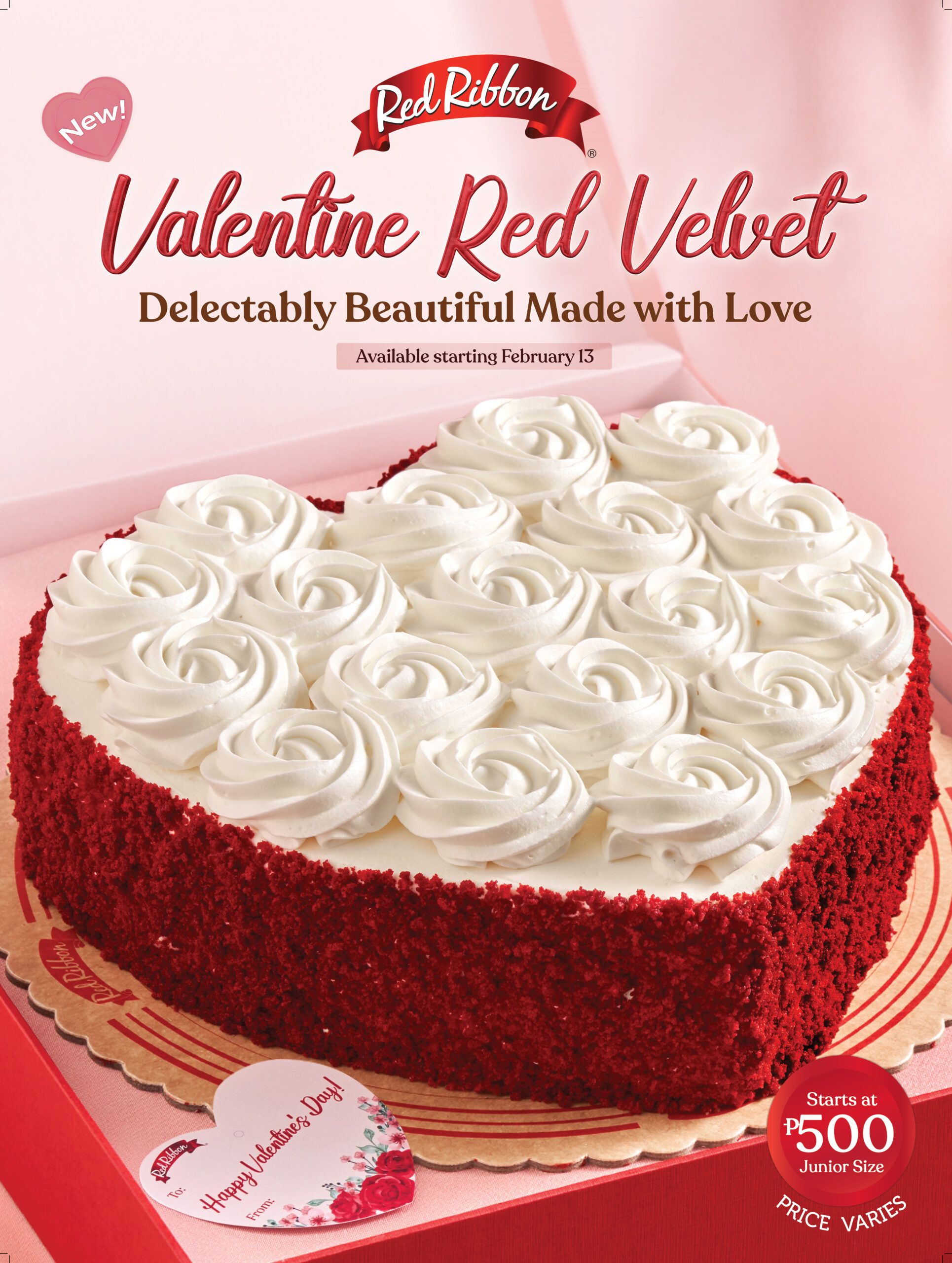Love Blossoms with Every Bite of Red Ribbon’s New Valentine Red Velvet