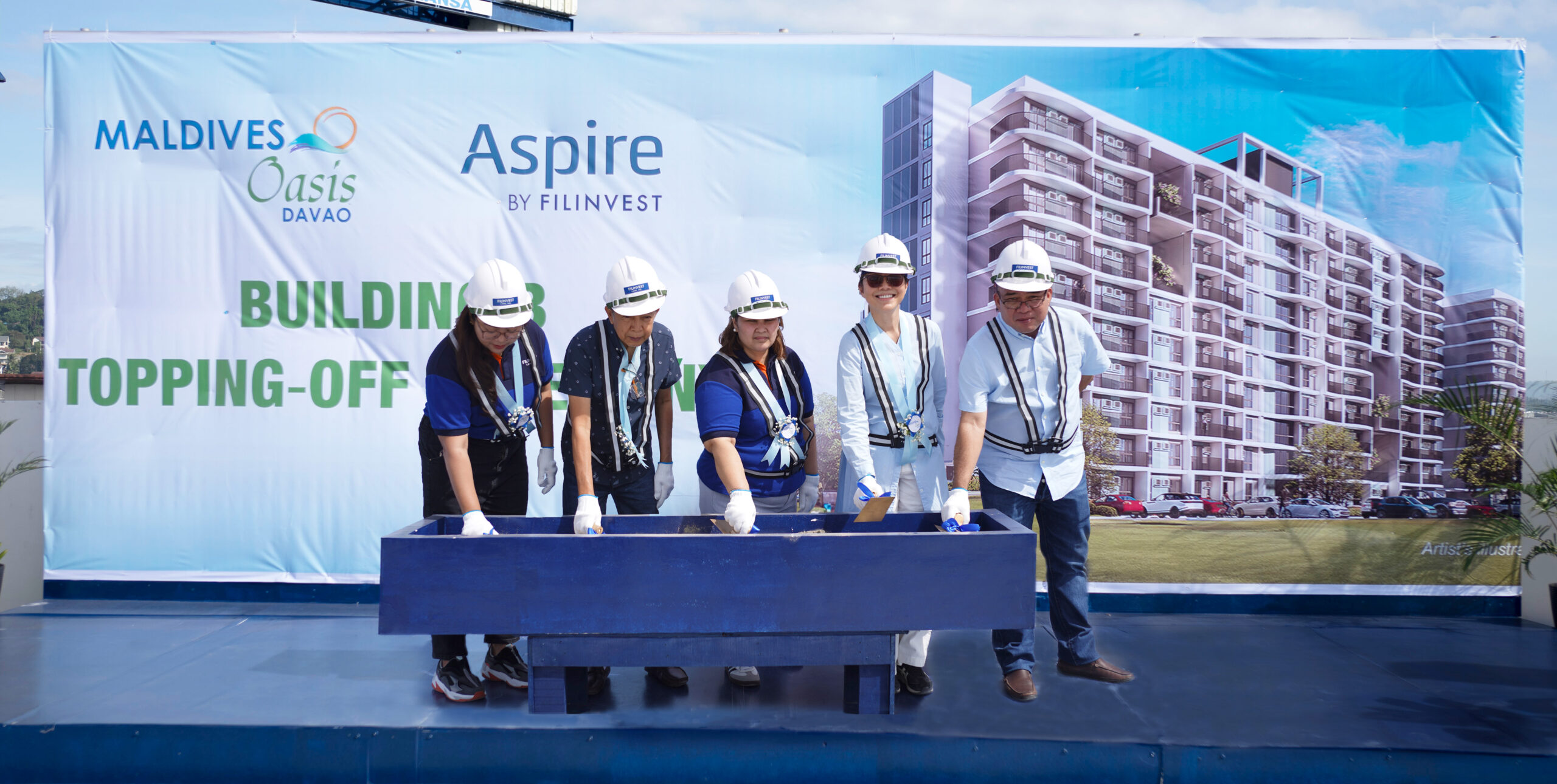 Filinvest Land Tops Off Building B in Maldives Oasis Mid-rise Community