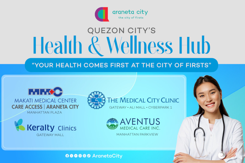 Take the first step to a healthier future at Araneta City