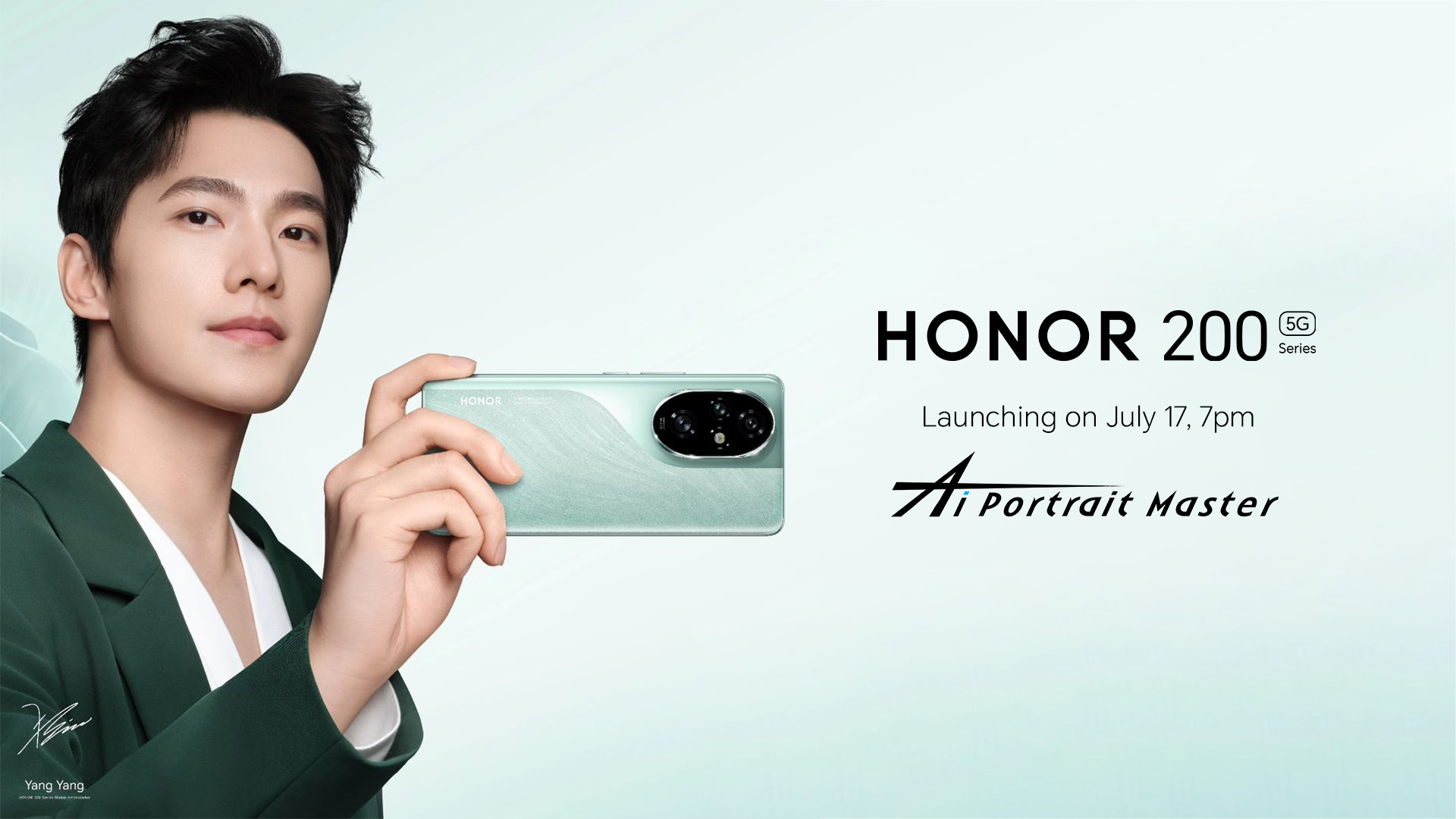 Is Global Star Yang Yang coming to PH for the AI Portrait Master HONOR 200 on July 17?