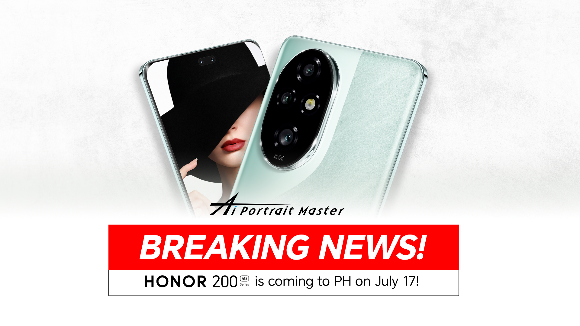 Breaking News: The AI Portrait Master HONOR 200 Series is coming to PH on July 17!