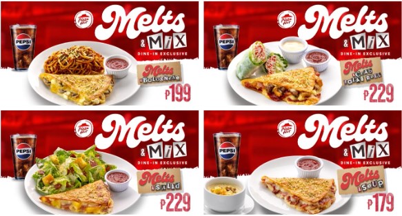 Go on a solo flavor adventure with these Melts &amp; Mix combos from Pizza Hut