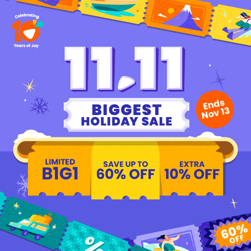 Mark your calendars as Klook unveils the biggest travel deals this November 