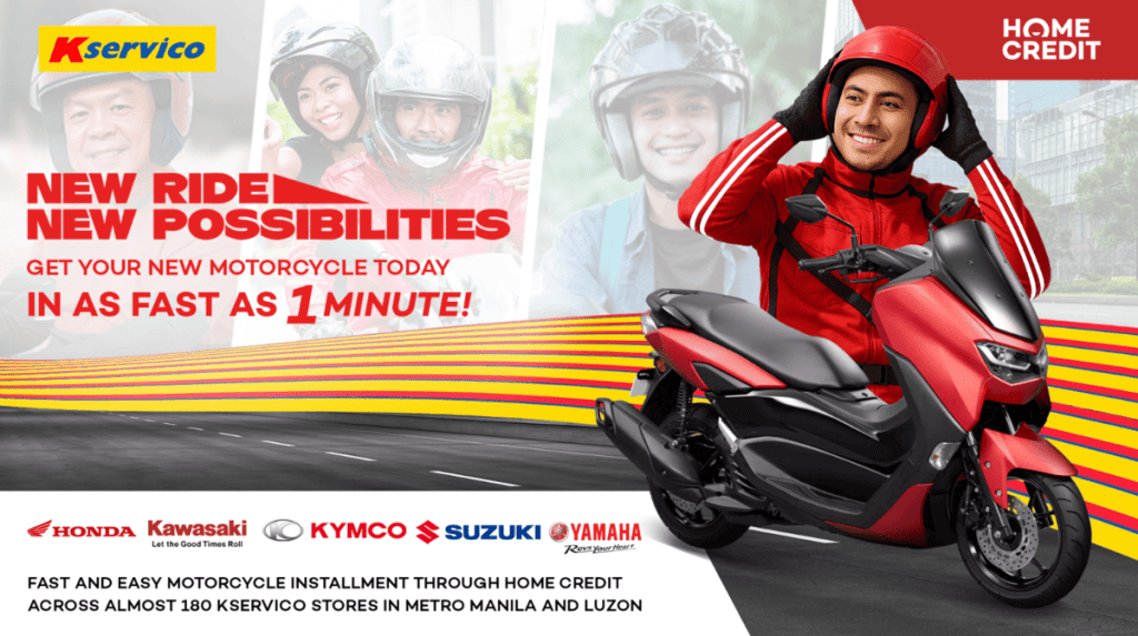 Home Credit PH and KServico Team Up to Bring Fast and Easy Motorcycle Financing to Empower More Filipinos on the Road