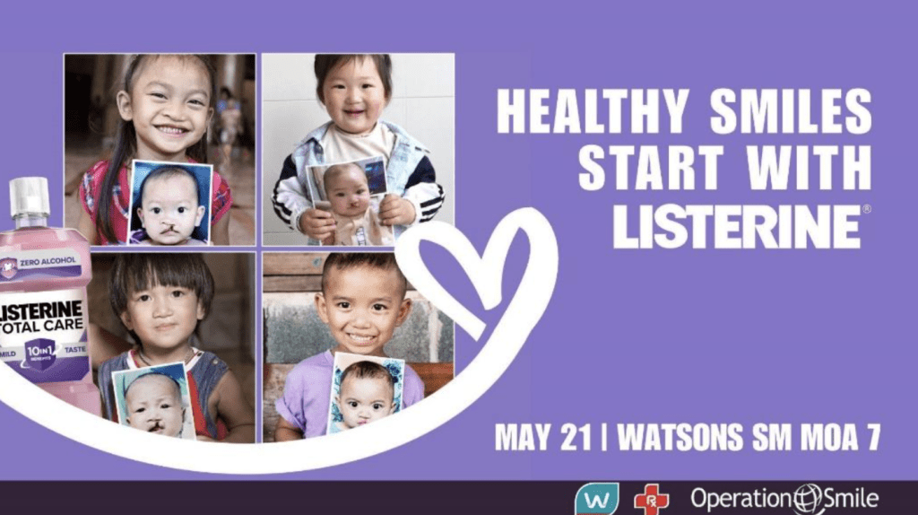 Healthy Smiles and Transforming Lives: LISTERINE&reg; Partners with Operation Smile Philippines and Watsons to support comprehensive cleft care