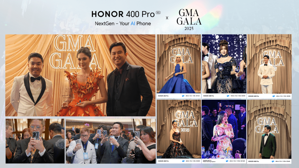 IN PHOTOS: Stars of GMA Gala 2025 Shine Brighter with The New HONOR 400 Pro 5G