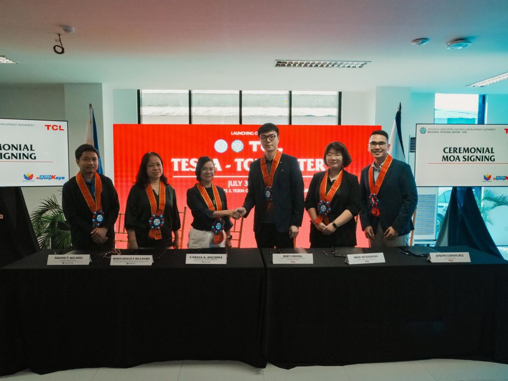 TCL Partners with TESDA RTC-NCR to Bridge Technical Skills Gap, Launches Specialized Training Hub with Clear Enrollment-to-Employment Pathway for Filipino Learners