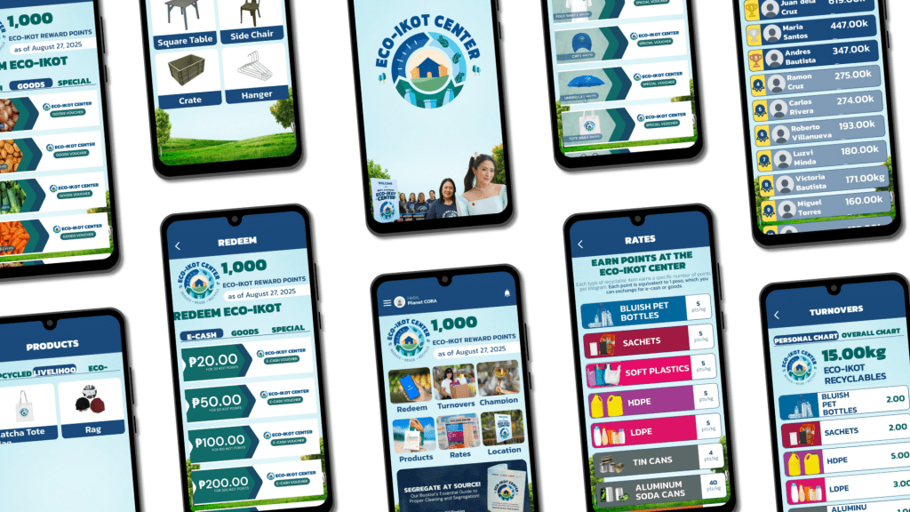 CORA launches Eco-Ikot Center Mobile App to advance circular solutions in communities in partnership with Robinsons Malls and Robinsons Supermarket Corp 