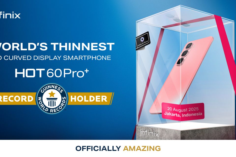 Infinix HOT 60 Pro+ Sets GUINNESS WORLD RECORDS™ as the World’s Thinnest 3D Curved Display Smartphone