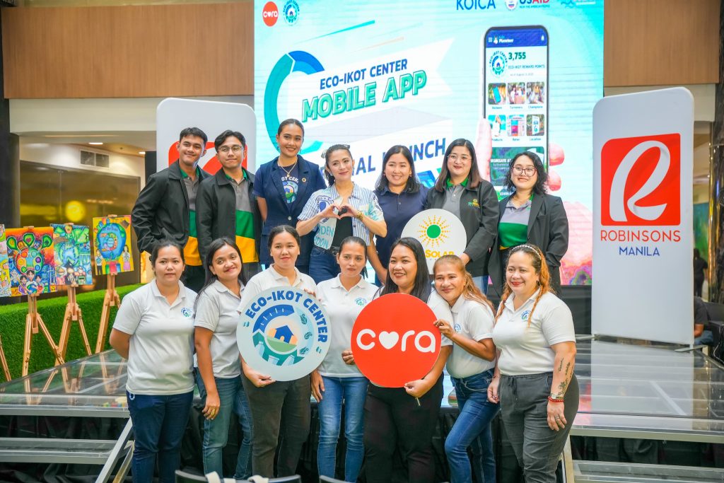 CORA launches Eco-Ikot Center Mobile App to advance circular solutions in communities in partnership with Robinsons Malls and Robinsons Supermarket Corp 
