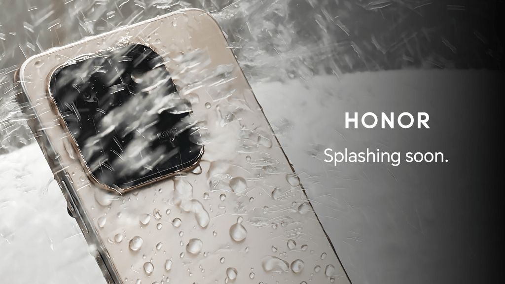 Splashing Soon: HONOR Teases Its Next All-Angle Water-Resistant Smartphone Innovation
