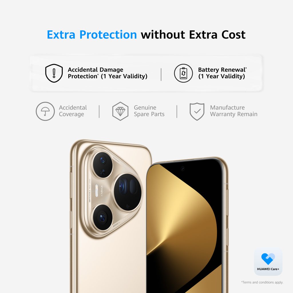 HUAWEI Elevates the HUAWEI Pura 80 Series&rsquo; Mobile Photography Experience with Premium Service for Extended Device Care