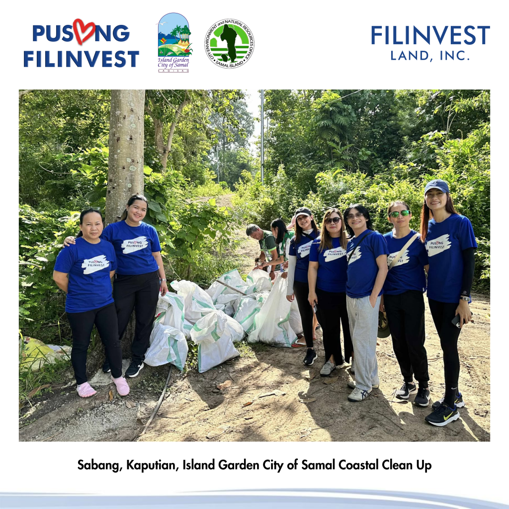 Filinvest Land joins the International Coastal Cleanup Day in Sabang, Kaputian, IGACOS