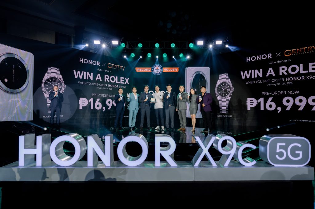 You Can Still Win a ROLEX Watch! Pre-order HONOR X9c 5G NOW for only Php 16,999