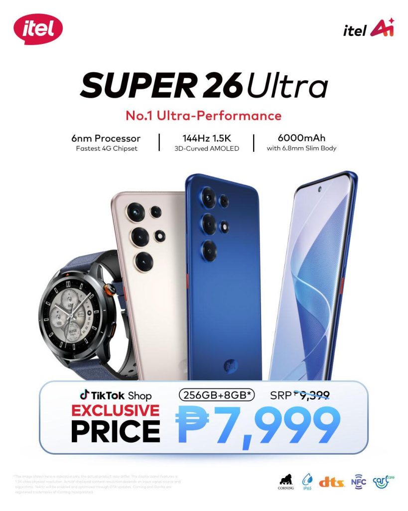 itel SUPER 26 Ultra Launches in the PH:Flagship Features Meet Smart AI at an Unbeatable Price