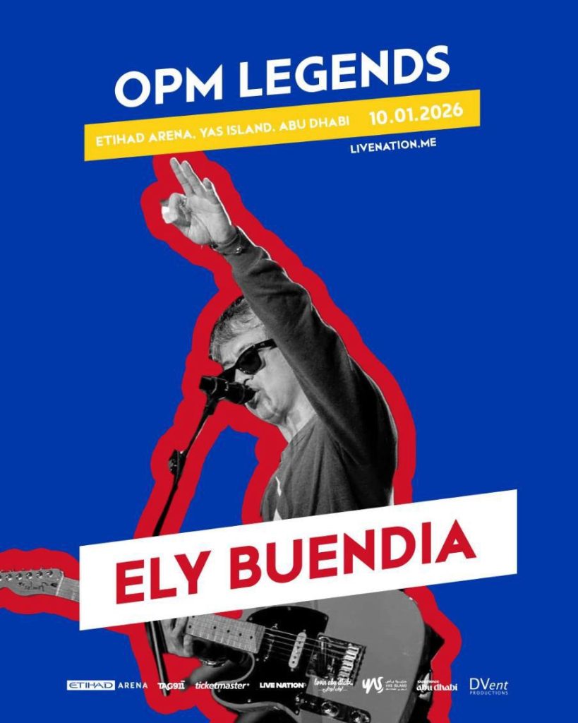 Ely Buendia, Chito Miranda, and Arnel Pineda to headline &lsquo;OPM Legends&rsquo; concert in Abu Dhabi