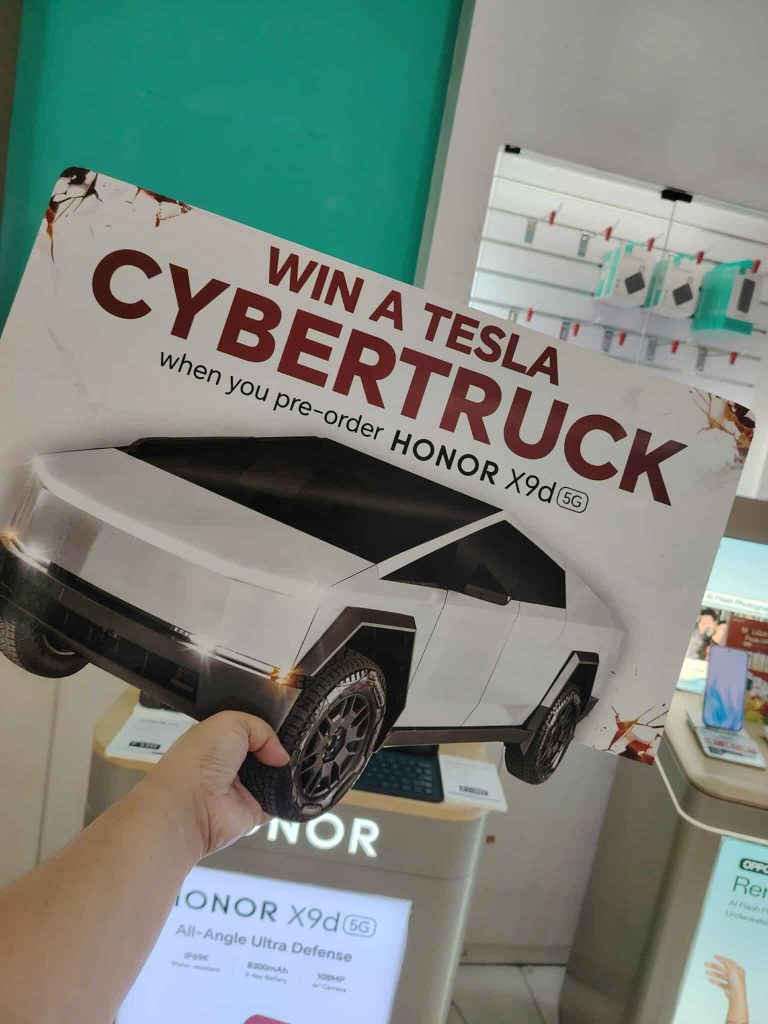 Real or Not&mdash;A Tesla Cybertruck Giveaway at the Next Smartphone Launch?