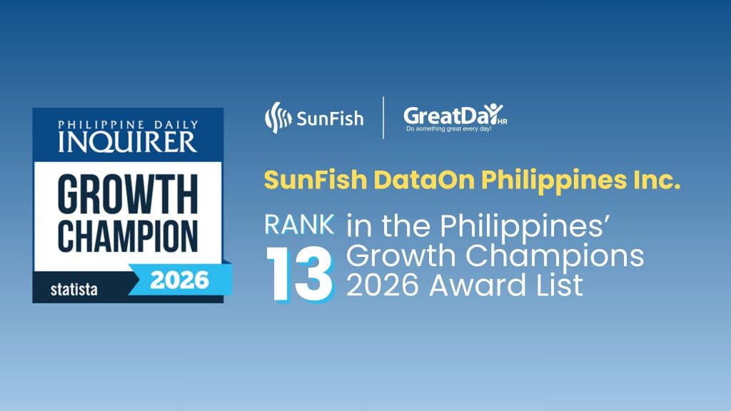 SunFish DataOn Philippines Inc. Ranks #13 in The Philippines&rsquo; Growth Champions 2026&nbsp;
