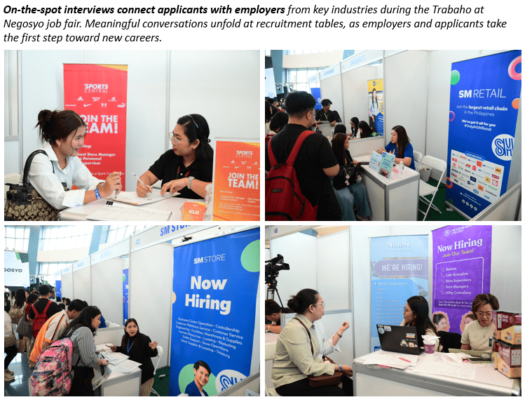 TRABAHO O NEGOSYO LAUNCHES at SM MOA