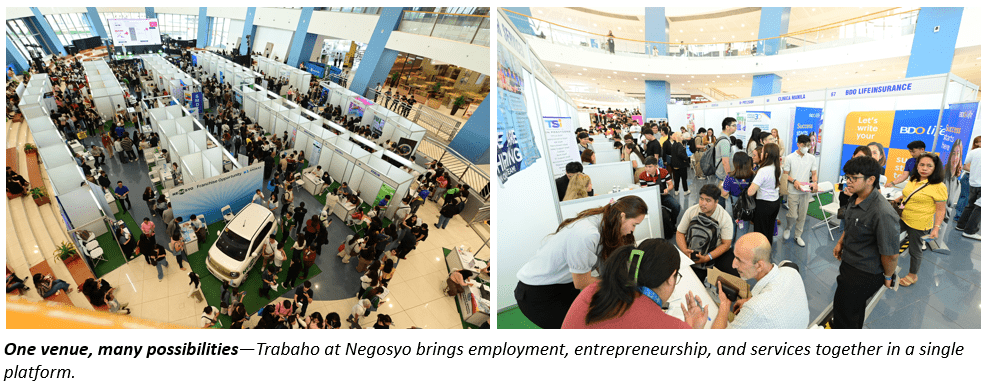 TRABAHO O NEGOSYO LAUNCHES at SM MOA