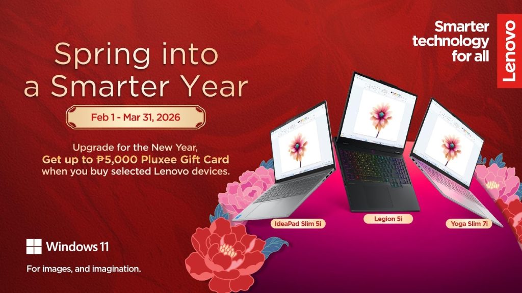 Upgrade for the New Year: Lenovo Offers Up to ₱5,000 Pluxee Vouchers This Chinese New Year