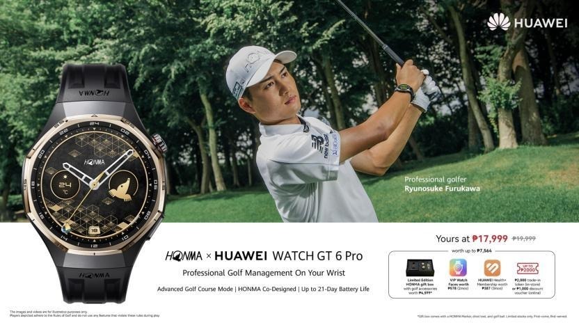 HONMA x HUAWEI WATCH GT 6 Pro Impresses Professional Golfers at Malbon Buckets Club Tournament