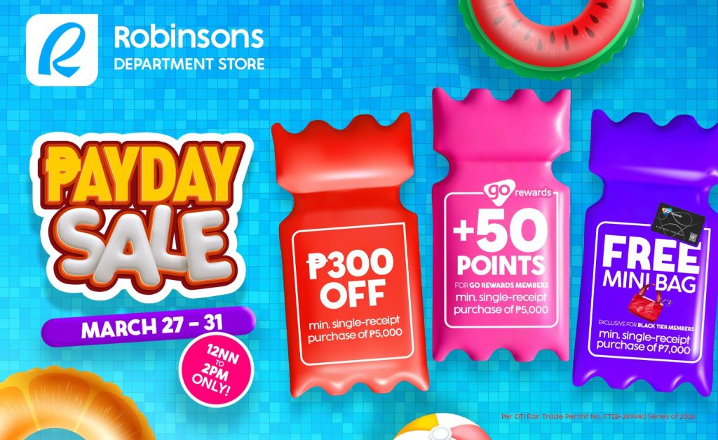 Find your summer vibe at Robinsons Department Store