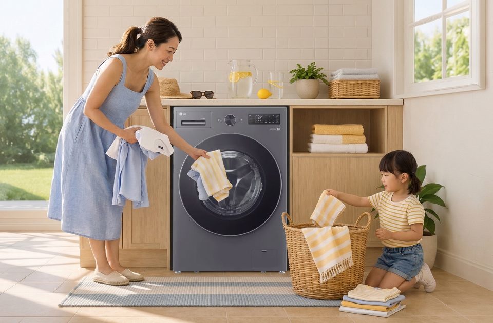 Stay Fresh Through Summer Days with LG&rsquo;s Smart Front Load Washer Dryer Combo