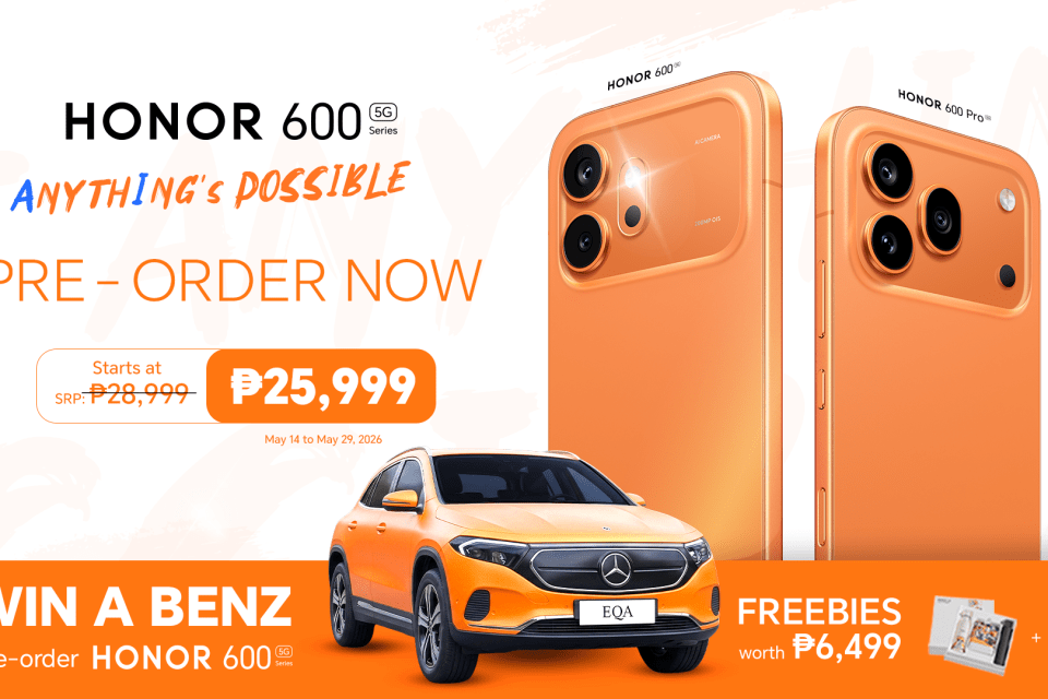 Home Pre-order the new HONOR 600 Series from just ₱25,999 and drive home a Mercedes-Benz!