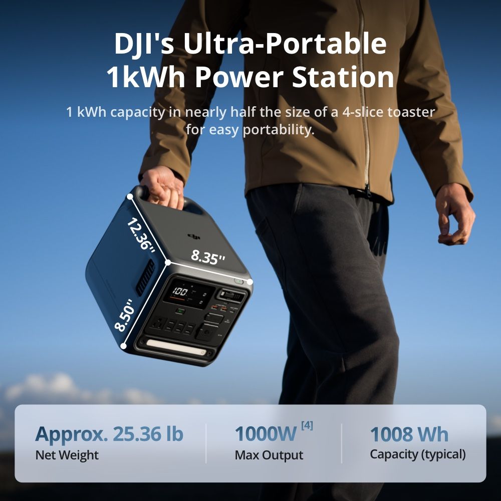DJI Redefines Portable Power with DJI Power 1000 Mini