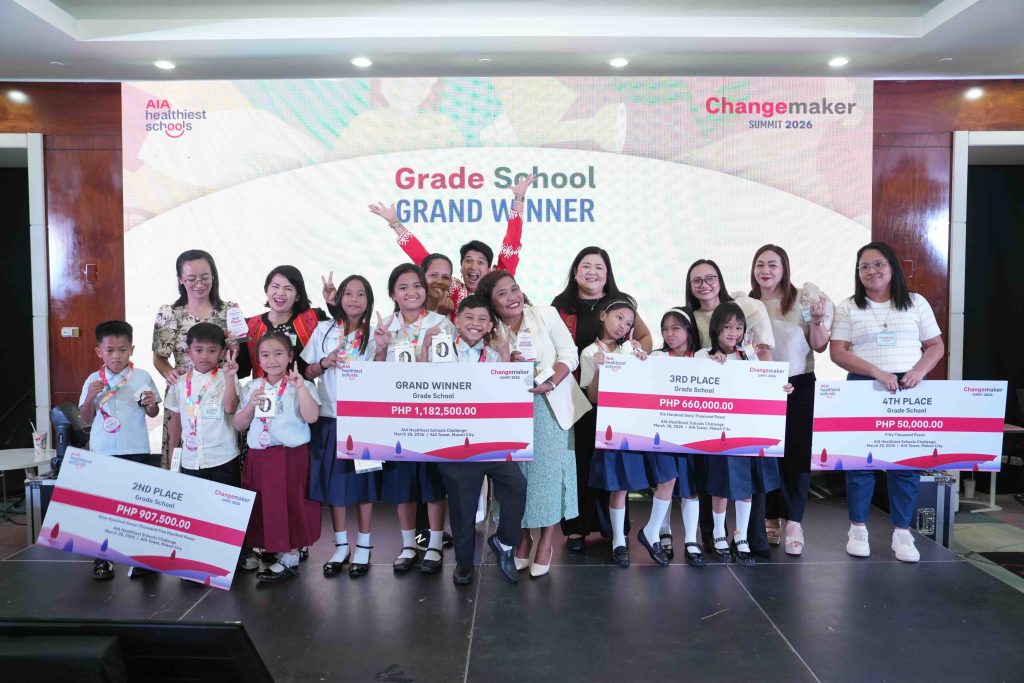 AIA Philippines Names Top Young Changemakers at 2026 AIA Healthiest Schools Summit, Student Teams to Represent Country at Regional Awards in Bangkok