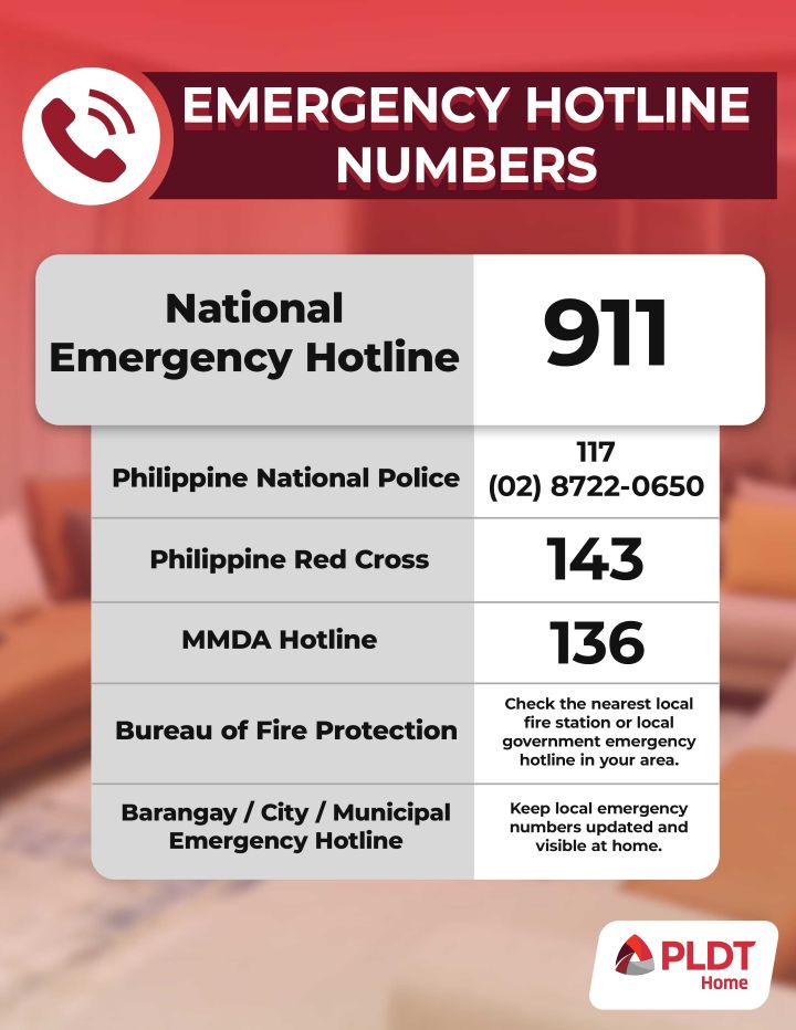 Keep emergency numbers within reach: A home safety reminder for Filipino families Keep emergency numbers within reach: A home safety reminder for Filipino families