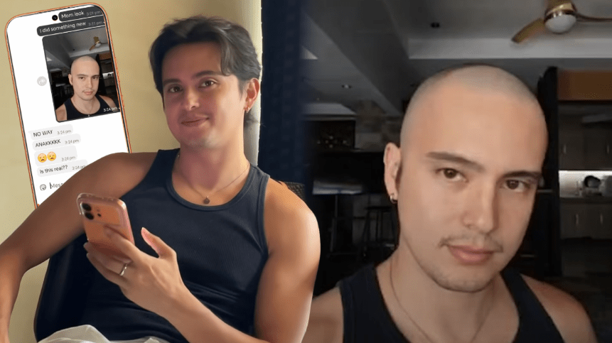 LOOK: James Reid Surprises Mom with His New Look Using HONOR 600&nbsp;
