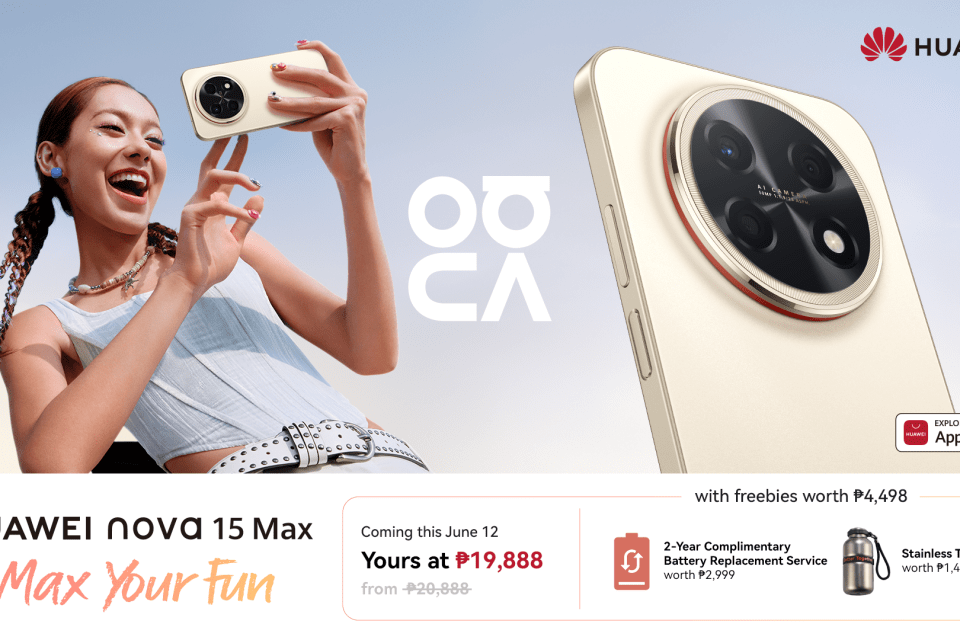 Home Get HUAWEI’s Largest Battery and Bigger Screen for Under PHP 20,000 with the HUAWEI nova 15 Max, Coming June 12
